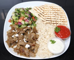 Lamb or Beef Rice Plate