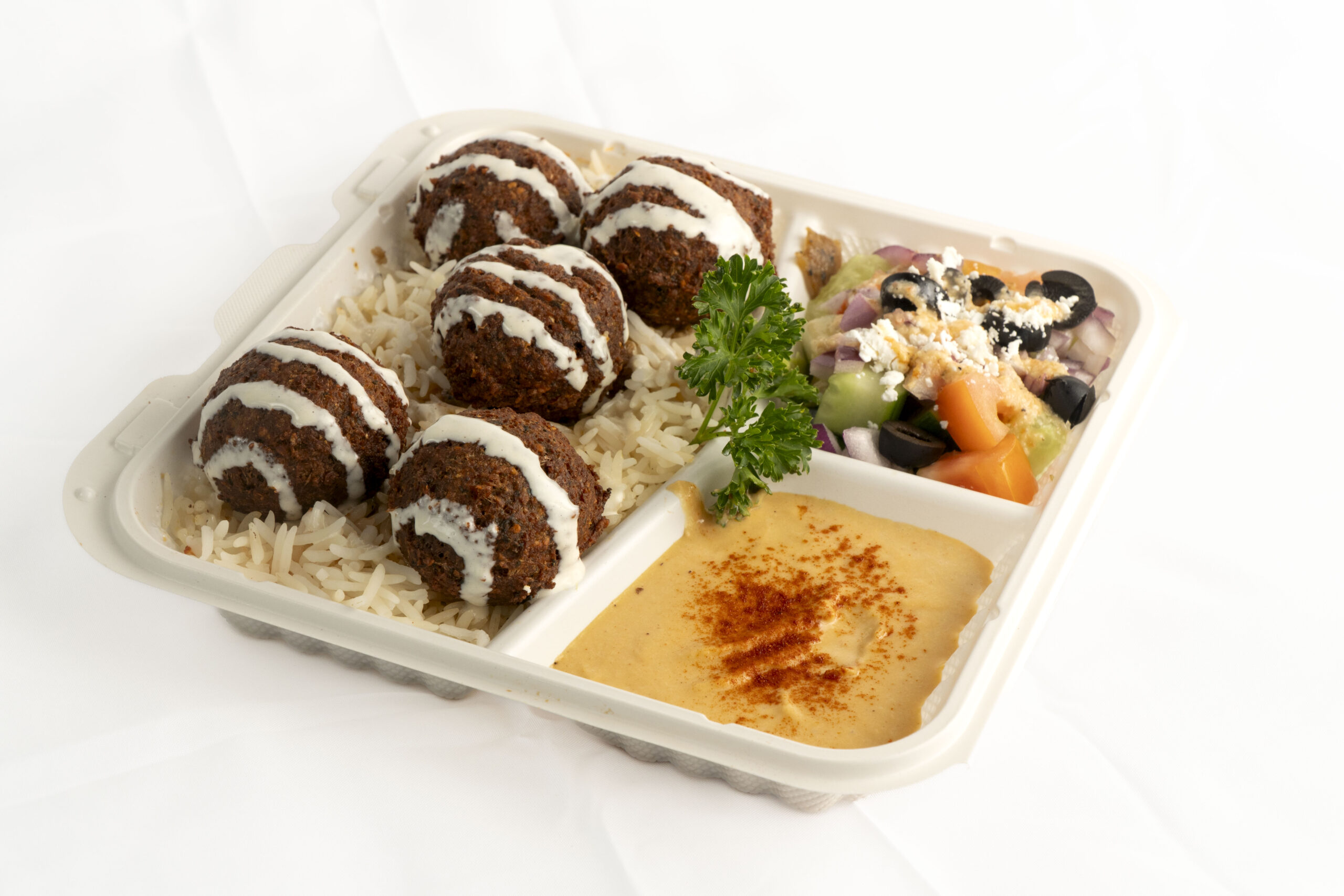 Falafel Rice Platter scaled